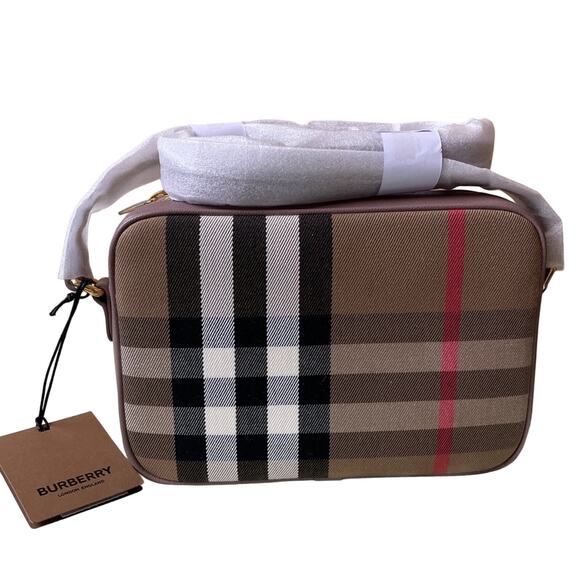 Burberry check print Crossbody bag brand new tag medium - Picture 6 of 6